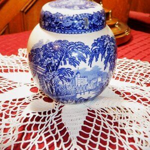 VINTAGE ~~~ Mason's Patent Ironstone ~ Vista England ~ CONTAINER / Lid